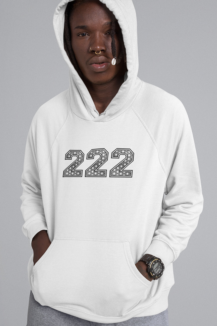 MENS ORGANIC HOODIE - 222 – Spiritual Streetwear