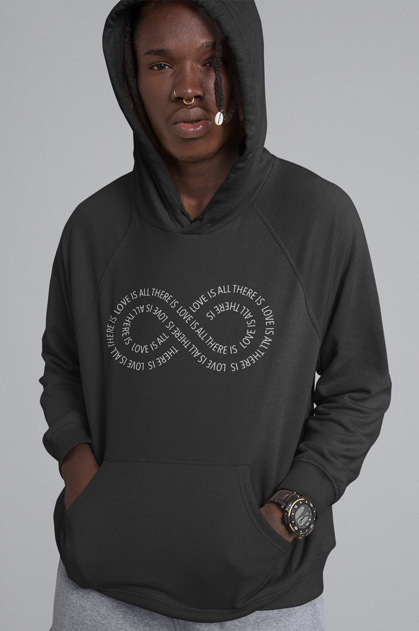 MENS ORGANIC HOODIE - INFINITE LOVE