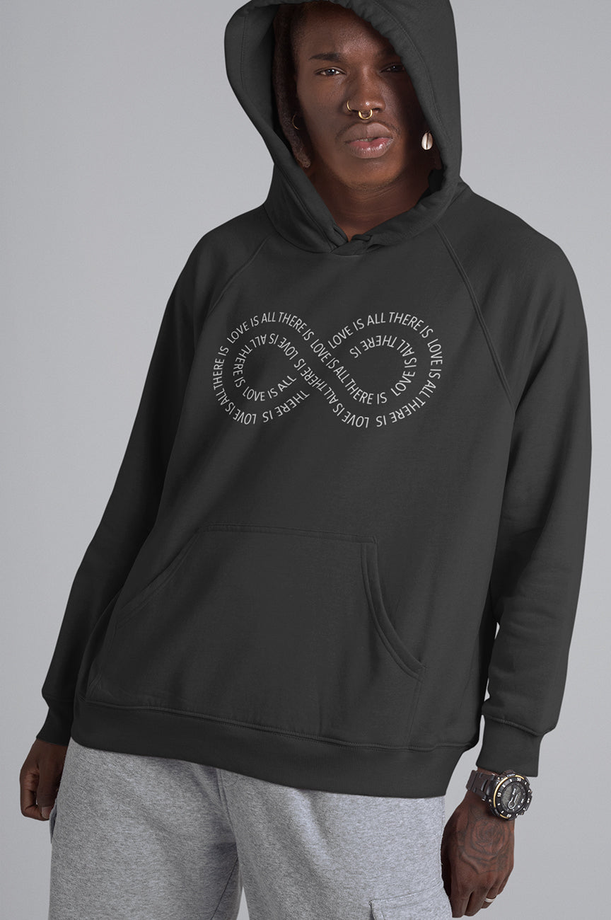 MENS ORGANIC HOODIE - INFINITE LOVE