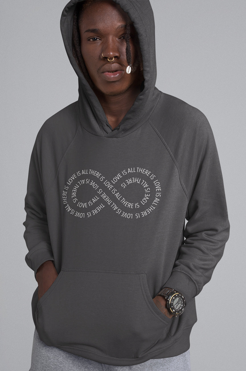 MENS ORGANIC HOODIE - INFINITE LOVE