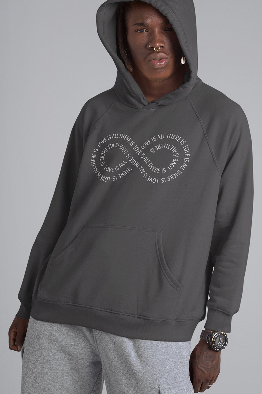 MENS ORGANIC HOODIE - INFINITE LOVE