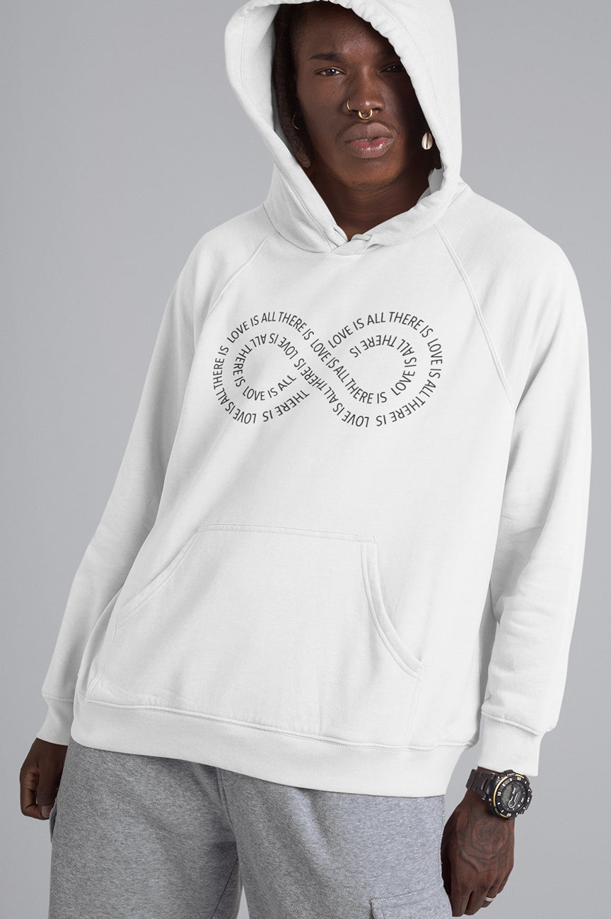 MENS ORGANIC HOODIE - INFINITE LOVE