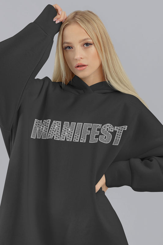 WOMENS ORGANIC HOODIE - MANIFEST