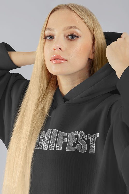 WOMENS ORGANIC HOODIE - MANIFEST