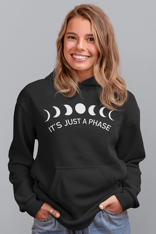 WOMENS ORGANIC HOODIE - IT'S JUST A PHASE