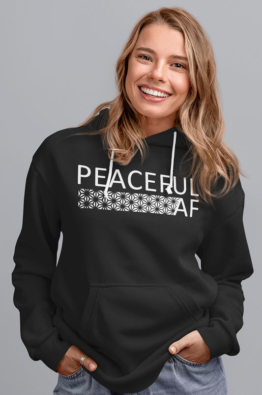 WOMENS ORGANIC HOODIE - PEACEFUL AF