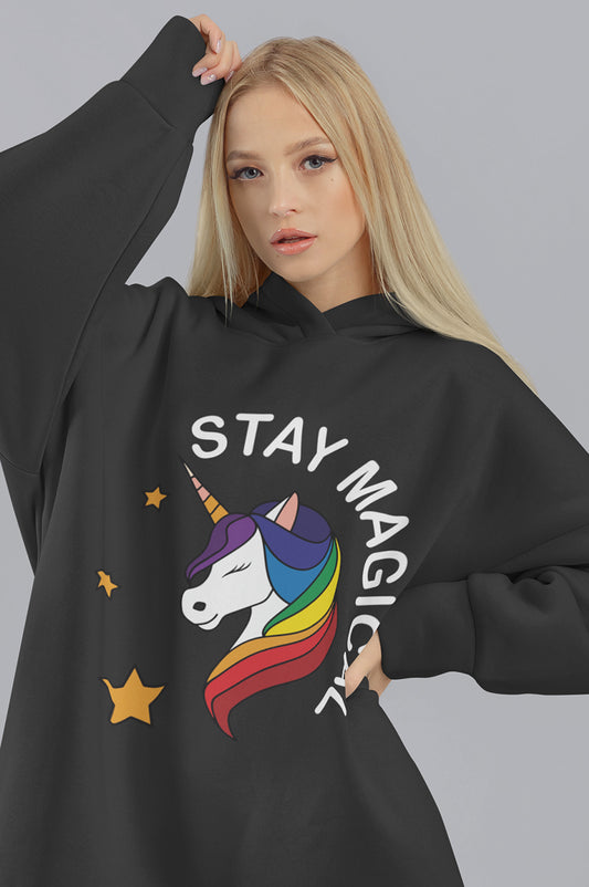 WOMENS ORGANIC HOODIE - STAY MAGICAL