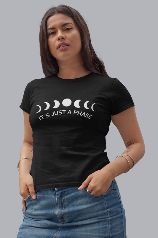 WOMENS ORGANIC TEE - IT'S JUST A PHASE