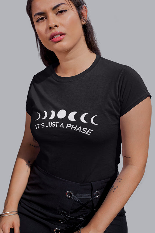 WOMENS ORGANIC TEE - IT'S JUST A PHASE