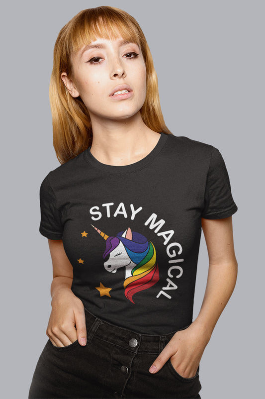 WOMENS ORGANIC TEE - STAY MAGICAL