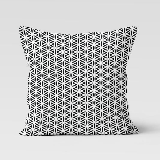 FLOWER OF LIFE THROW PILLOW